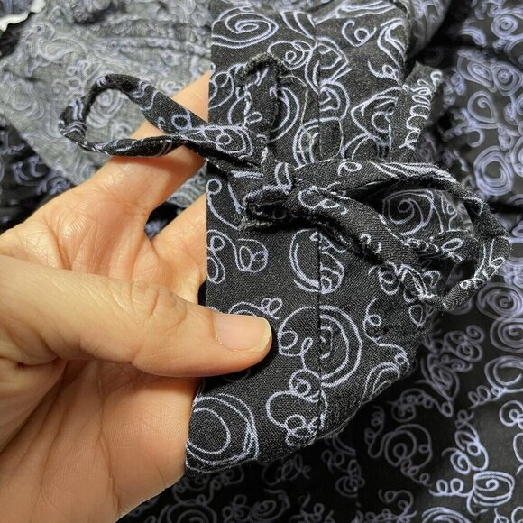 Vintage Sag Harbor Long Midi Maxi Straight Skirt Size M Blue Elastic Boho Retro - Picture 5 of 10